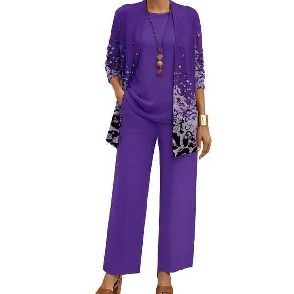 🤲Women's Elegant Printed 3-Piece Set