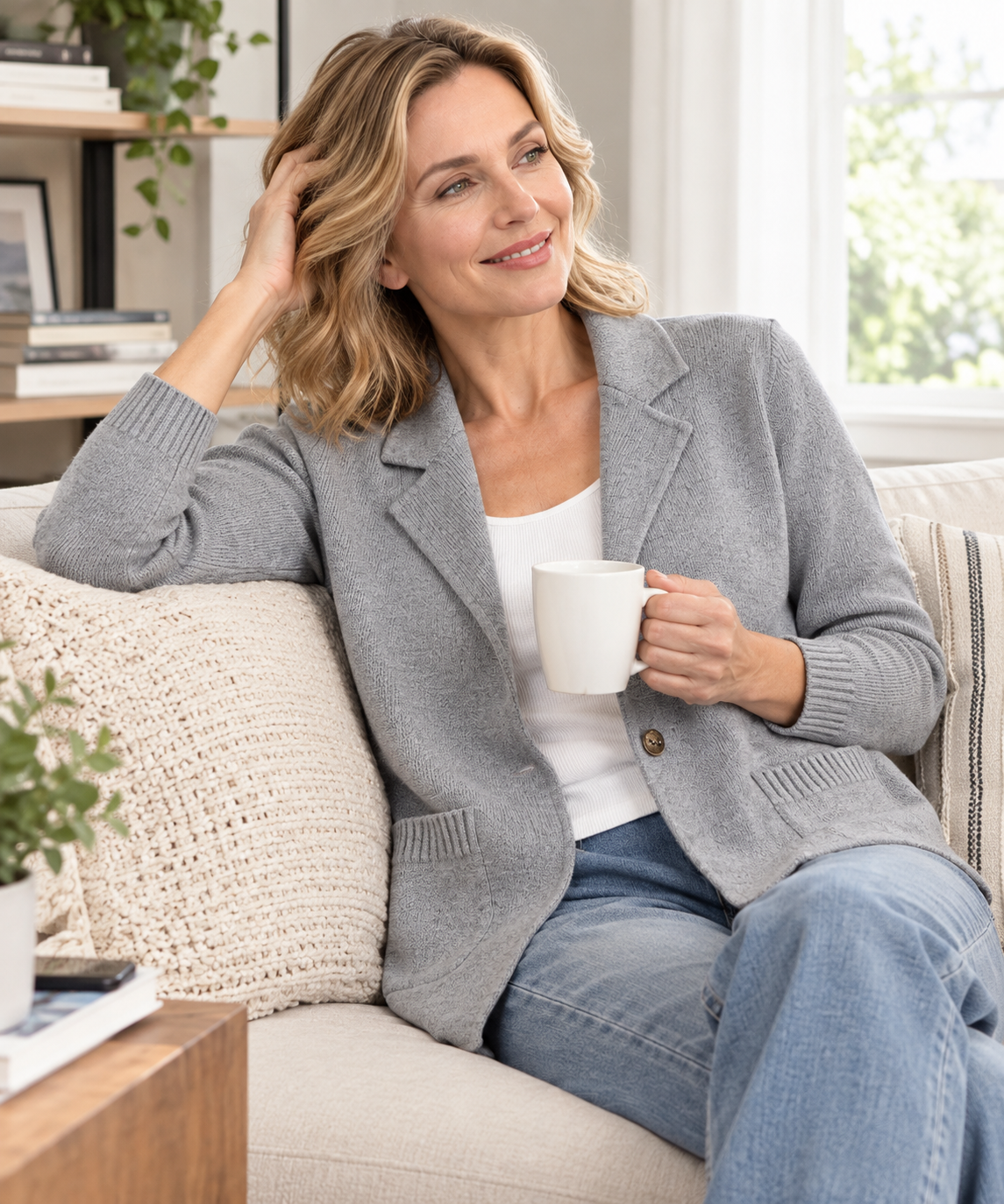 🤲Women's Lapel Collar Knit Cardigan