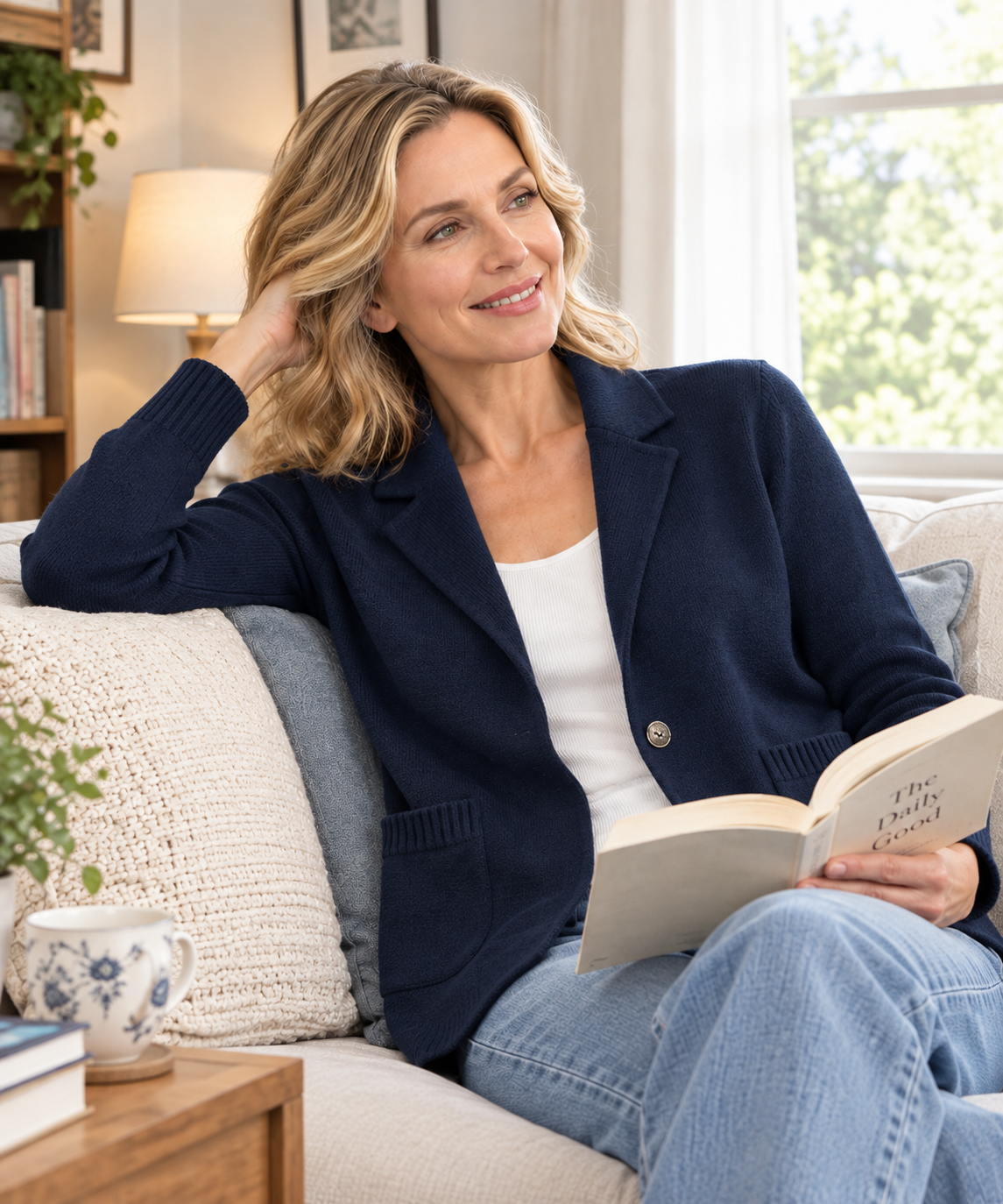 🤲Women's Lapel Collar Knit Cardigan