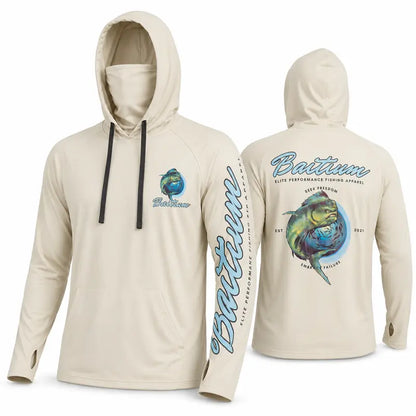 UPF 50 Sun Protection Long-Sleeve Hoodie (With Built-in Neck Gaiter)