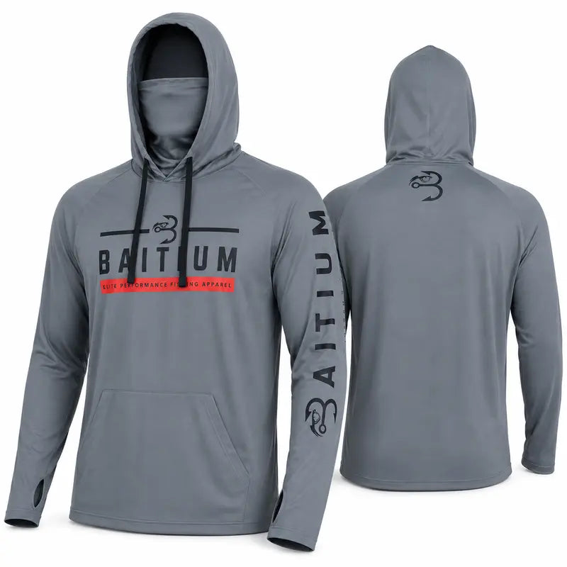 UPF 50 Sun Protection Long-Sleeve Hoodie (With Built-in Neck Gaiter)