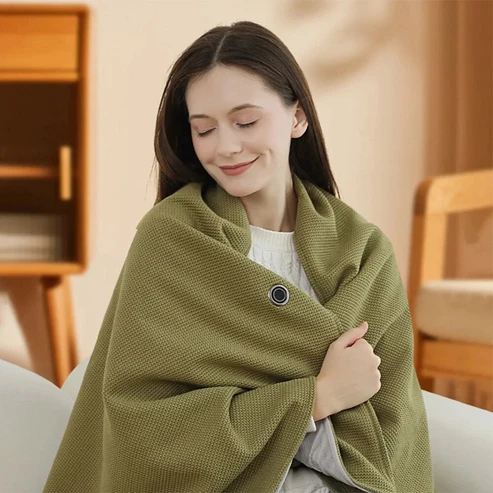 🔥Xmas Mega Sale🔥Portable Heated Blanket Shawl