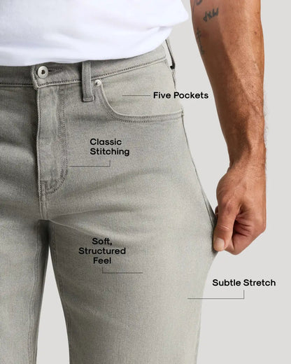 Straight Authentic Denim Jeans 3-Pack