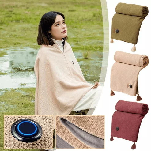 🔥Xmas Mega Sale🔥Portable Heated Blanket Shawl