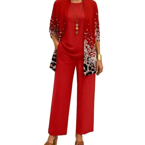 🤲Women's Elegant Printed 3-Piece Set