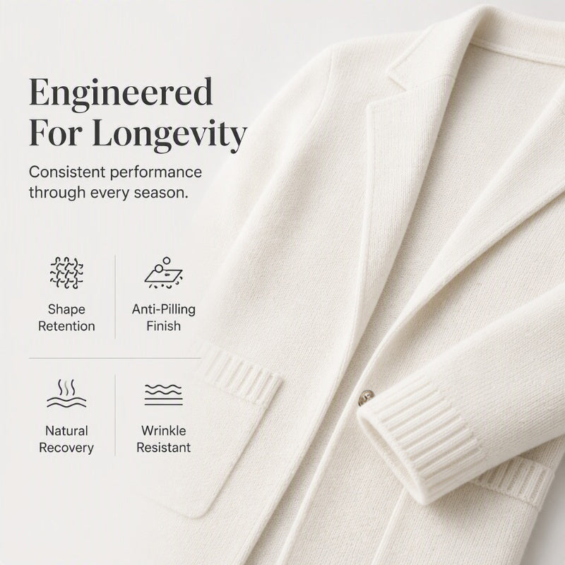 🤲Women's Lapel Collar Knit Cardigan