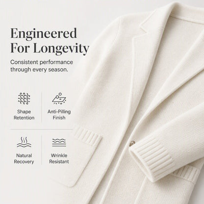 🤲Women's Lapel Collar Knit Cardigan